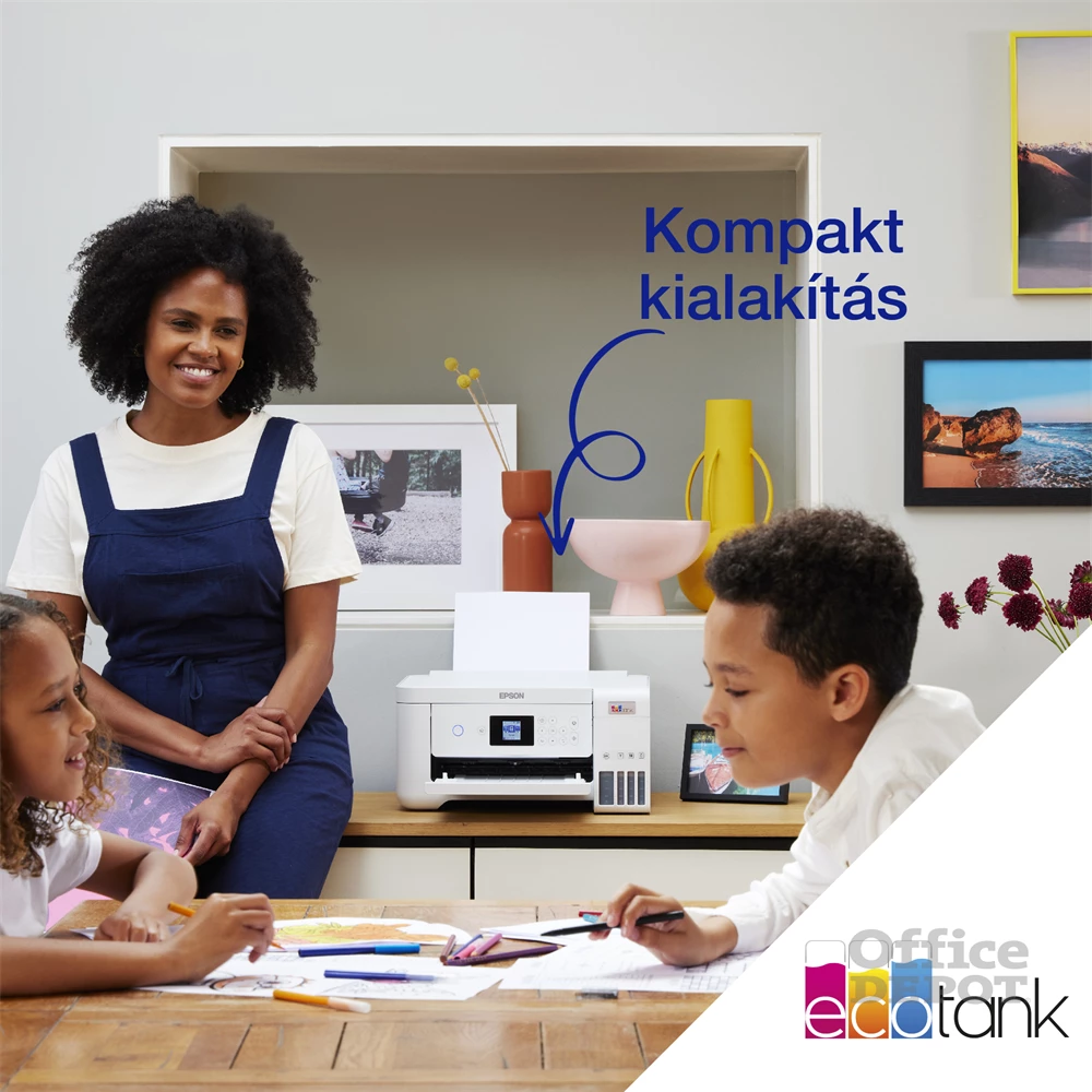 Epson EcoTank L4266 színes nyomtató MFP, Duplex, WiFi/USB, 14 000/5200 oldal tinta a dobozban