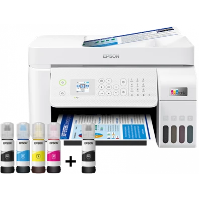 Epson EcoTank L5296 színes tintasugaras fehér multifunkciós nyomtató Epson EcoTank L5296 színes tintasugaras fehér multifunkciós nyomtató