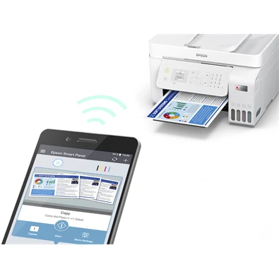 Epson EcoTank L5296 színes tintasugaras fehér multifunkciós nyomtató Epson EcoTank L5296 színes tintasugaras fehér multifunkciós nyomtató