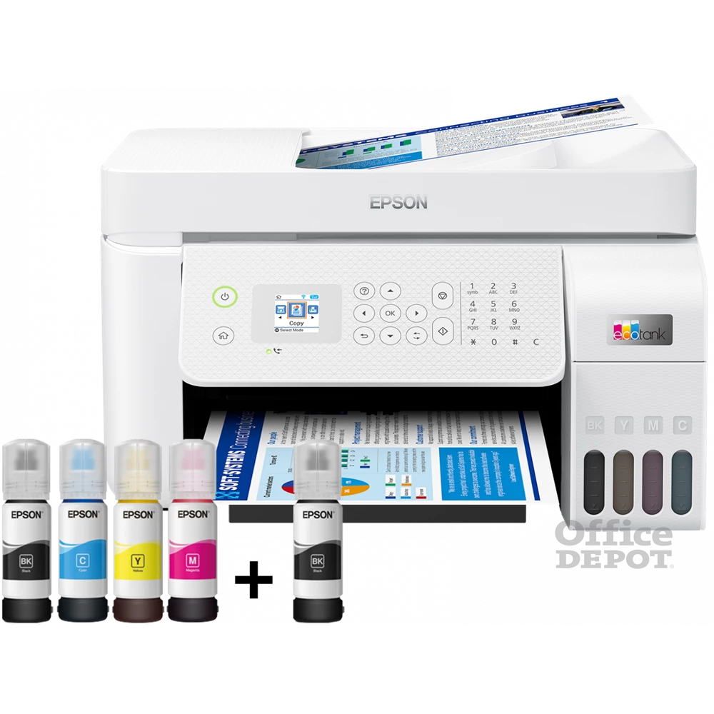 Epson EcoTank L5296 színes tintasugaras fehér multifunkciós nyomtató