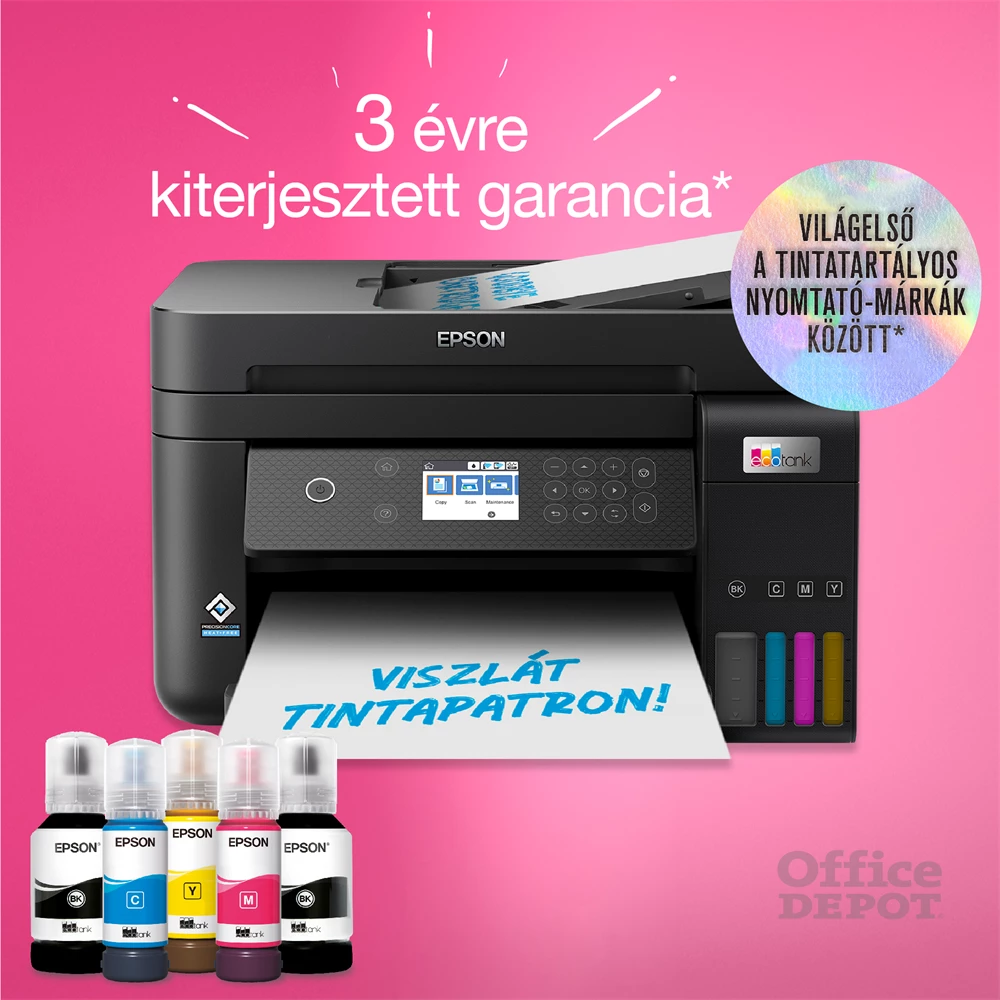 Epson EcoTank L6270 színes tintasugaras fekete multifunkciós nyomtató