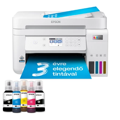 Epson EcoTank L6276 színes nyomtató MFP, Duplex, WiFi/USB/LAN, 14 000/5200 oldal tinta a dobozban
