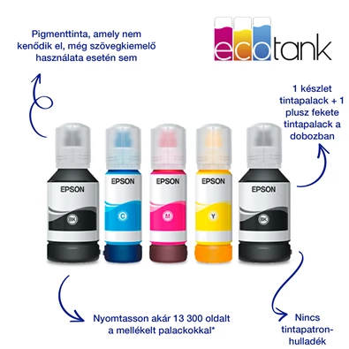 Epson EcoTank L6460 színes tintasugaras multifunkciós nyomtató Epson EcoTank L6460 színes tintasugaras multifunkciós nyomtató