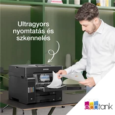 Epson EcoTank L6570 színes nyomtató MFP, Duplex, WiFi/USB/LAN, 8100/6500 oldal tinta a dobozban