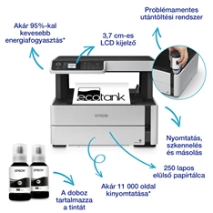 Epson EcoTank M2170 mono tintasugaras multifunkciós nyomtató Epson EcoTank M2170 mono tintasugaras multifunkciós nyomtató