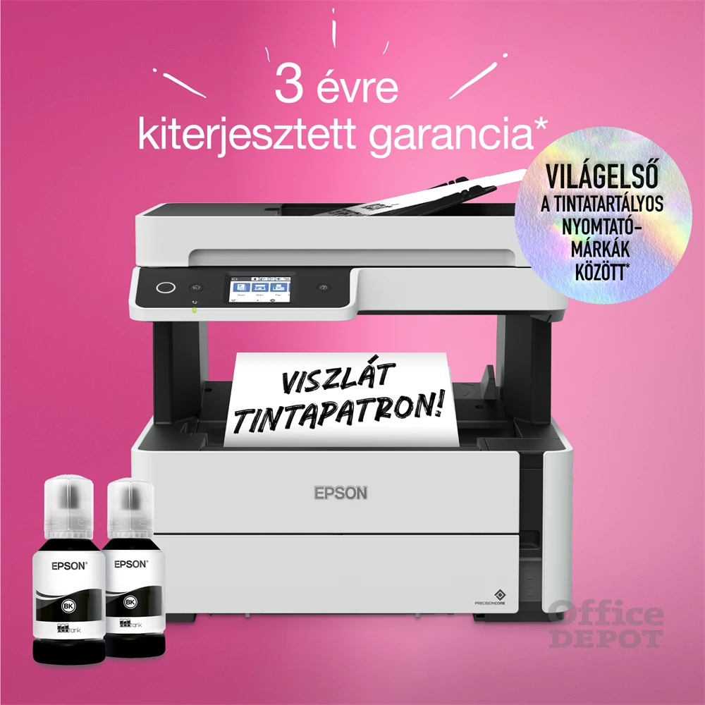Epson EcoTank M3170 mono nyomató MFP, Duplex, WiFi, 11 000 oldal tinta a dobozban