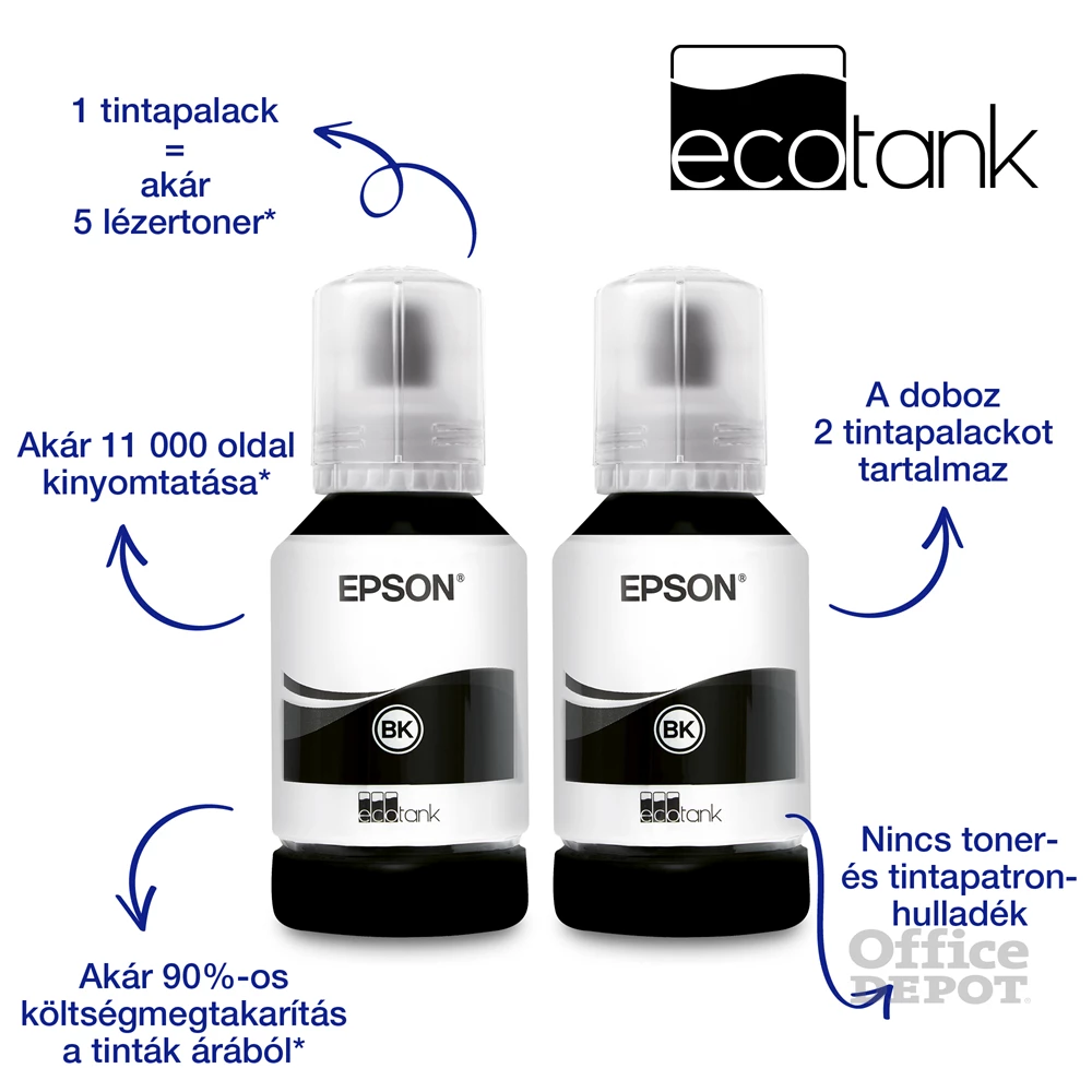 Epson EcoTank M3170 mono nyomató MFP, Duplex, WiFi, 11 000 oldal tinta a dobozban