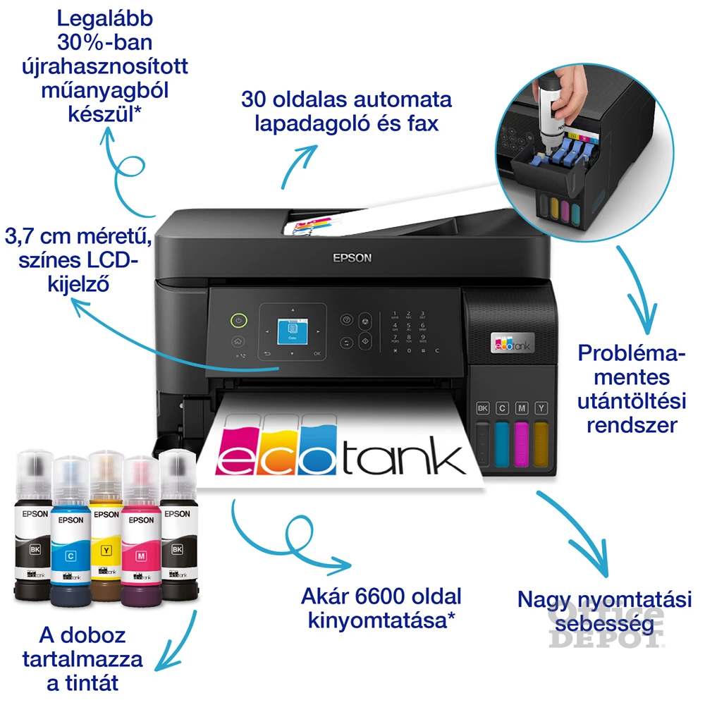 Epson Ecotank L5590 színes tintasugaras multifunkciós nyomtató