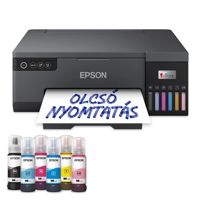 Epson Ecotank L8050 A4 színes tintasugaras multifunkciós nyomtató Epson Ecotank L8050 A4 színes tintasugaras multifunkciós nyomtató