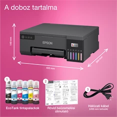 Epson Ecotank L8050 A4 színes tintasugaras multifunkciós nyomtató Epson Ecotank L8050 A4 színes tintasugaras multifunkciós nyomtató