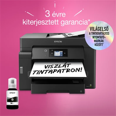 Epson M15140 A3 MFP duplex ADF Ethernet/WIFI mono multifunkciós tintasugaras nyomtató