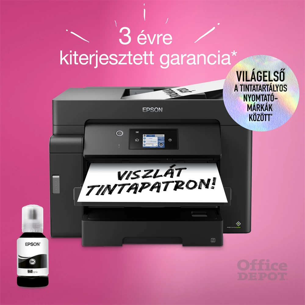 Epson M15140 A3 MFP duplex ADF Ethernet/WIFI mono multifunkciós tintasugaras nyomtató