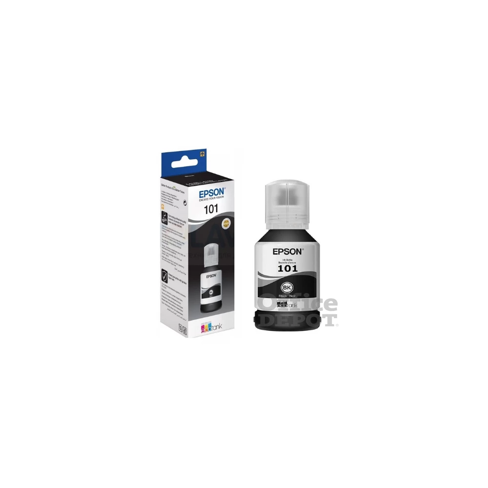 Epson C13T03V14A T03V1 127ml EcoTank kompatibilis fekete tintapalack