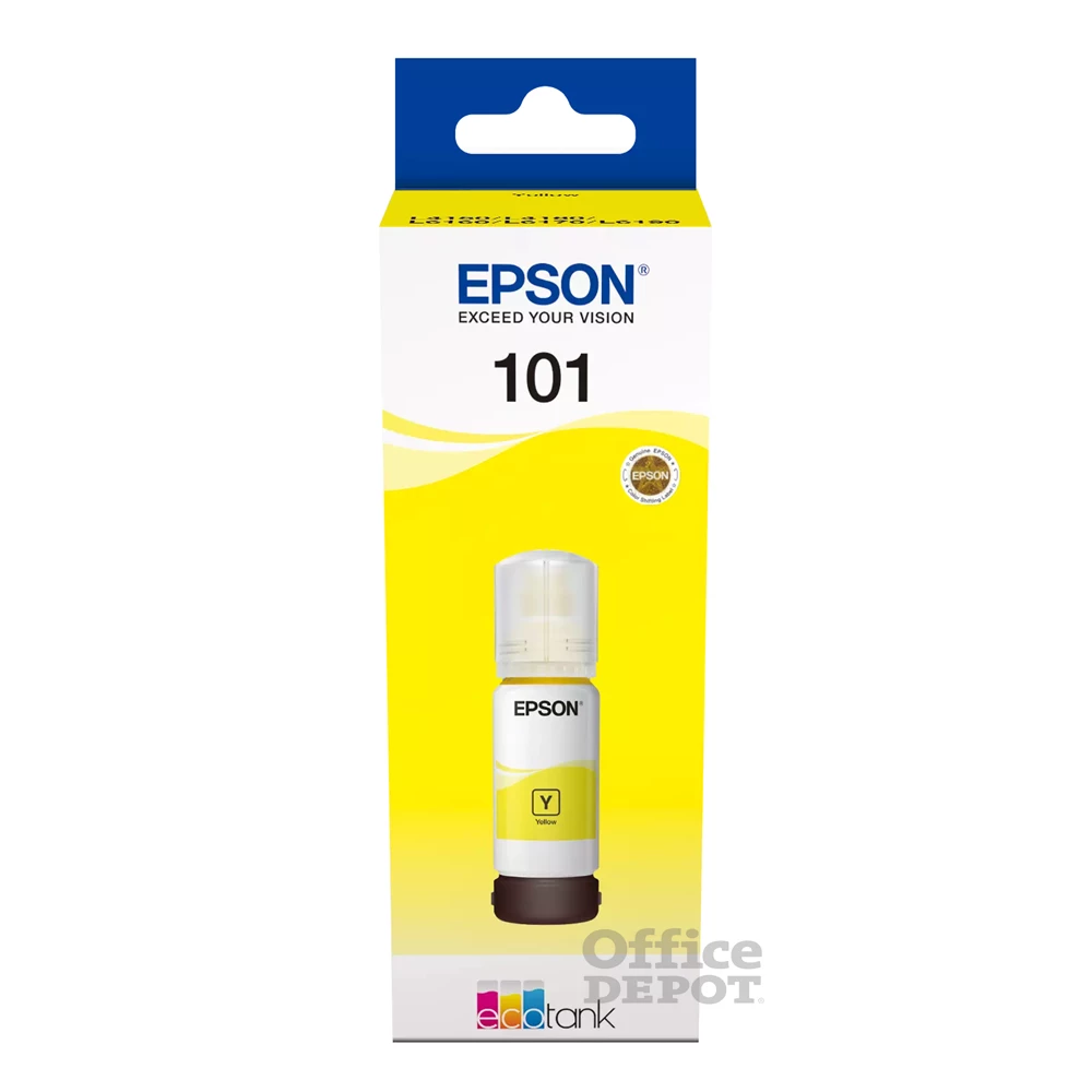 Epson C13T03V44A T03V4 70ml EcoTank kompatibilis sárga tintapalack Epson C13T03V44A T03V4 70ml EcoTank kompatibilis sárga tintapalack