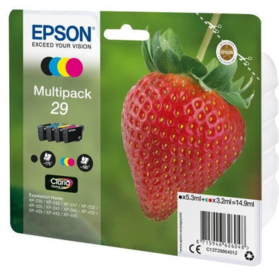 Epson C13T29864012 T2986 patron multipack No 29. Epson C13T29864012 T2986 patron multipack No 29.