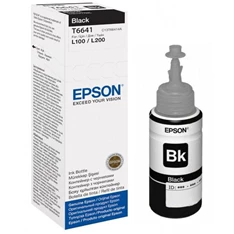 Epson C13T66414A T6641 70ml EcoTank kompatibilis fekete tintapalack Epson C13T66414A T6641 70ml EcoTank kompatibilis fekete tintapalack