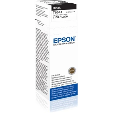 Epson C13T66414A T6641 70ml EcoTank kompatibilis fekete tintapalack Epson C13T66414A T6641 70ml EcoTank kompatibilis fekete tintapalack