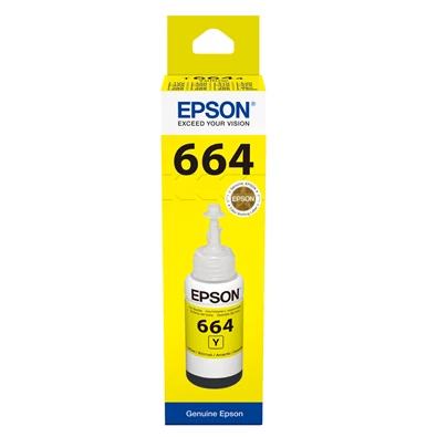 Epson C13T66444A T6644 70ml EcoTank kompatibilis sárga tintapalack Epson C13T66444A T6644 70ml EcoTank kompatibilis sárga tintapalack