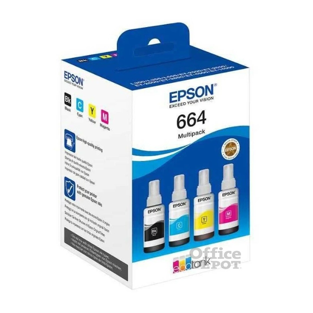 Epson C13T66464A T6646 280ML Multipack tintapatron csomag