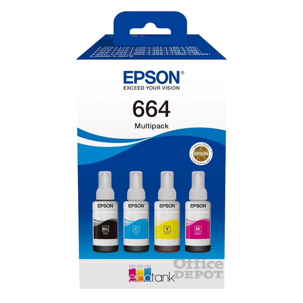 Epson C13T66464A T6646 280ML Multipack tintapatron csomag