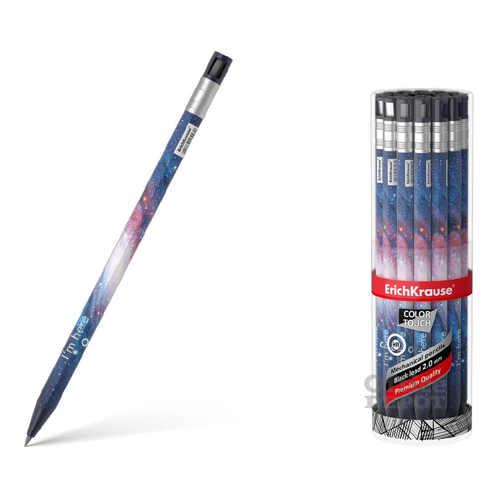 ErichKrause Space 2 mm nyomósirón kupakhegyezővel