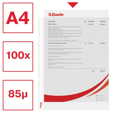 Esselte 85 mikron 100db/cs narancsos lefűzhető genotherm Esselte 85 mikron 100db/cs narancsos lefűzhető genotherm