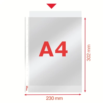 Esselte A4 55mikron 100db víztiszta lefűzhető genotherm Esselte A4 55mikron 100db víztiszta lefűzhető genotherm