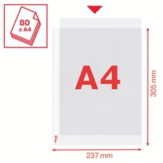 Esselte A4 Maxi 100 mikron 25db lefűzhető genotherm Esselte A4 Maxi 100 mikron 25db lefűzhető genotherm