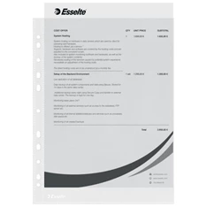 Esselte A4 narancsos 35mikron 100db lefűzhető genotherm Esselte A4 narancsos 35mikron 100db lefűzhető genotherm