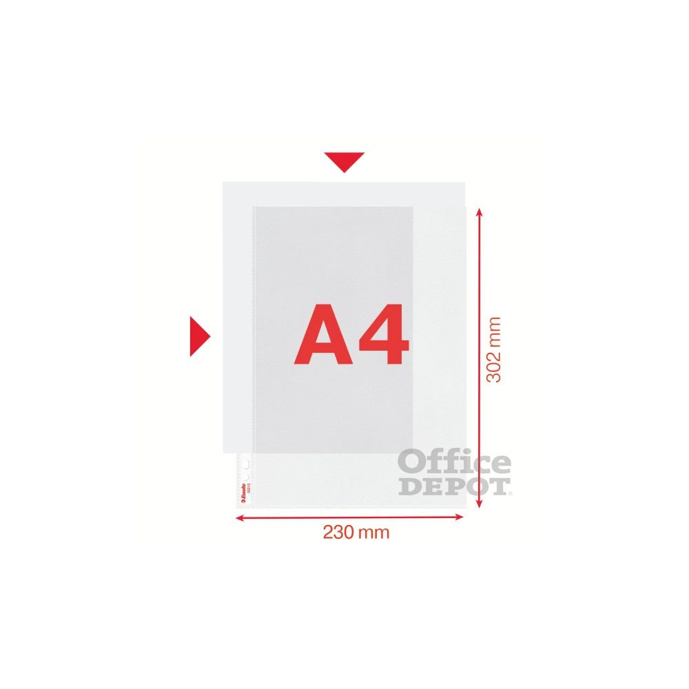 Esselte A4 narancsos speciális 100db/cs lefűzhető genotherm