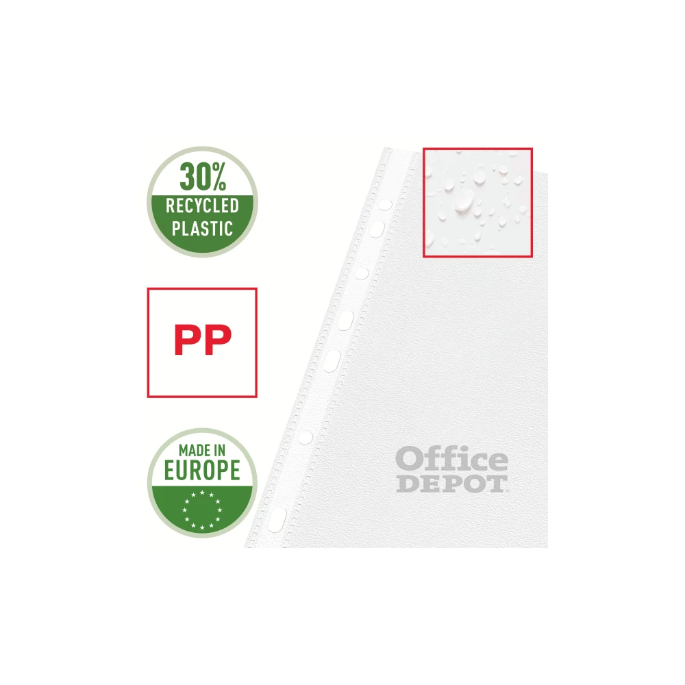 Esselte A4 narancsos speciális 100db/cs lefűzhető genotherm