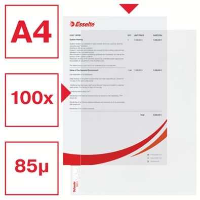 Esselte A4 narancsos speciális 100db/cs lefűzhető genotherm Esselte A4 narancsos speciális 100db/cs lefűzhető genotherm
