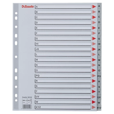 Esselte A-Z A4 Maxi műanyag regiszter Esselte A-Z A4 Maxi műanyag regiszter