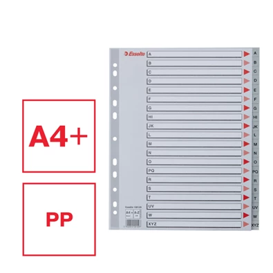 Esselte A-Z A4 Maxi műanyag regiszter Esselte A-Z A4 Maxi műanyag regiszter