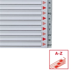 Esselte A-Z A4 Maxi műanyag regiszter Esselte A-Z A4 Maxi műanyag regiszter