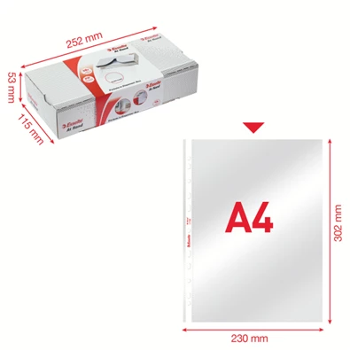 Esselte At Hand A4 lefűzhető 40db víztiszta genotherm Esselte At Hand A4 lefűzhető 40db víztiszta genotherm