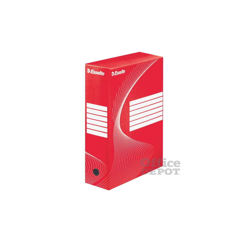 Esselte Boxycolor 10cm piros archiváló doboz