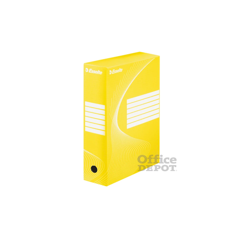 Esselte Boxycolor 10cm sárga archiváló doboz