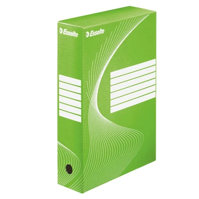 Esselte Boxycolor 8cm zöld archiváló doboz Esselte Boxycolor 8cm zöld archiváló doboz
