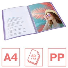 Esselte ColourBreeze 40 tasakos levendula iratvédő mappa Esselte ColourBreeze 40 tasakos levendula iratvédő mappa