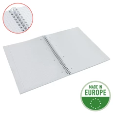 Esselte ColourBreeze A4 kockás kék spirálfüzet Esselte ColourBreeze A4 kockás kék spirálfüzet