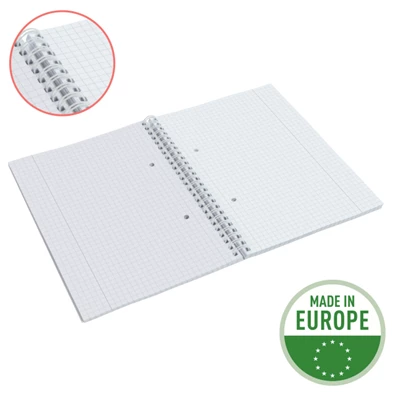 Esselte ColourBreeze A5 kockás zöld spirálfüzet Esselte ColourBreeze A5 kockás zöld spirálfüzet
