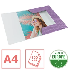 Esselte ColourBreeze karton levendula gumis mappa Esselte ColourBreeze karton levendula gumis mappa