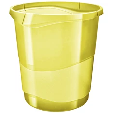 Esselte Colour`Ice 14 literes áttetsző sárga papírkosár