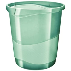 Esselte Colour`Ice 14 literes áttetsző zöld papírkosár