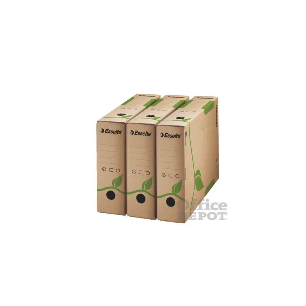Esselte Eco 8cm barna archiváló doboz
