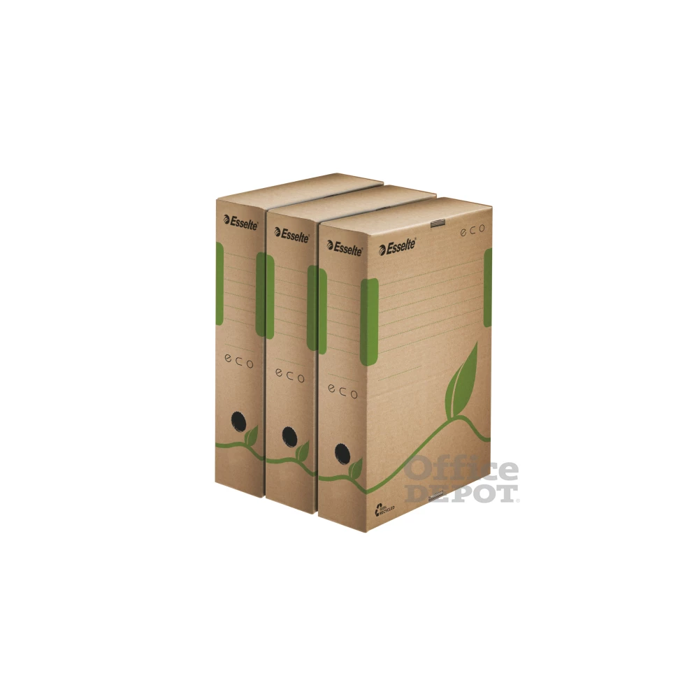 Esselte Eco 8cm barna archiváló doboz