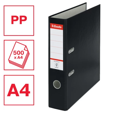 Esselte Economy A4 7,5cm fekete iratrendező Esselte Economy A4 7,5cm fekete iratrendező