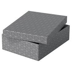 Esselte Home 3db/csomag szürke ajándék/tárolódoboz Esselte Home 3db/csomag szürke ajándék/tárolódoboz