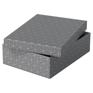 Esselte Home 3db/csomag szürke ajándék/tárolódoboz Esselte Home 3db/csomag szürke ajándék/tárolódoboz